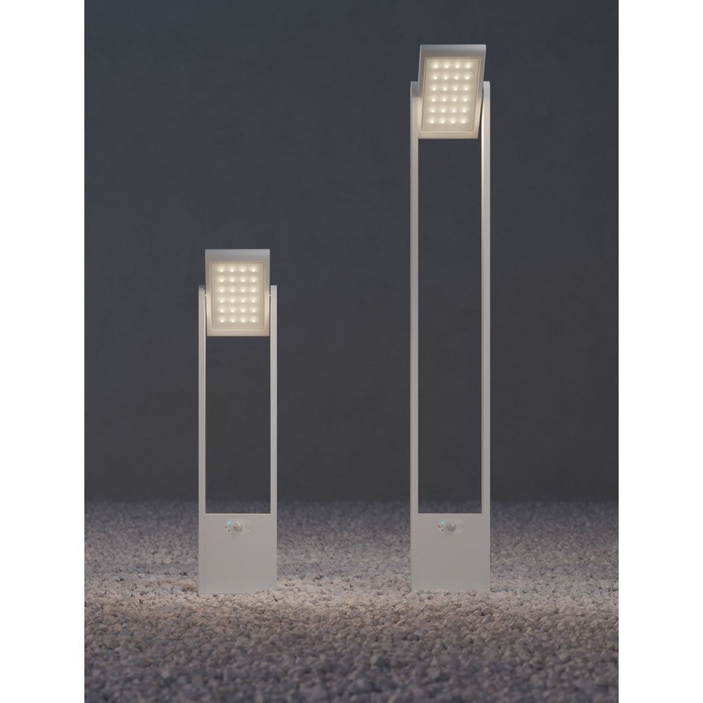 POPA - Faretto a energia solare bianco 100 cm 4000K Luce da giardino Beneito Faure