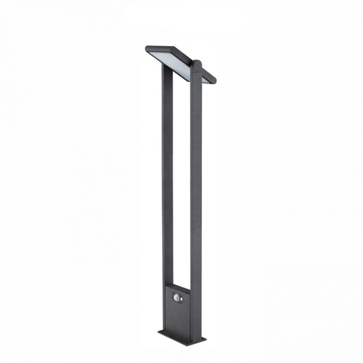 POPA - Faretto a energia solare nero 100 cm 4000K Luce da giardino Beneito Faure