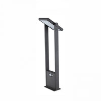 POPA - Faretto a energia solare nero 60 cm 4000K Luce da giardino Beneito Faure