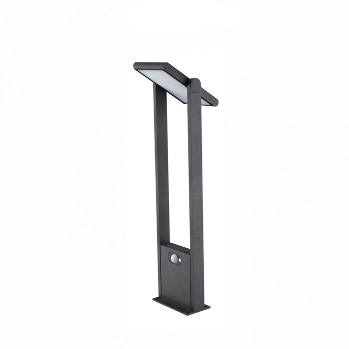 POPA - Faretto a energia solare nero 60 cm 4000K Luce da giardino Beneito Faure