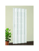 Porta a Soffietto da Interno 82x210 cm in PVC con vetro Niagara Mod. Extra Standard Bianco Pastello