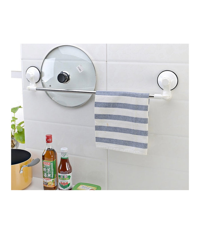 Porta Asciugamani Asciugamano A Due Parete Con Attacco A Ventosa 270° Angolare         