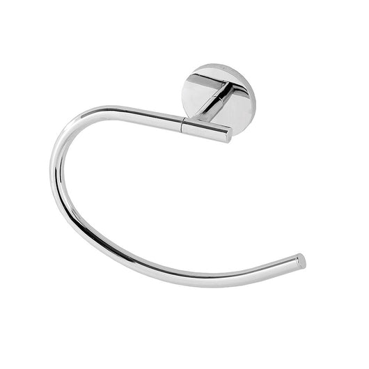Porta asciugamani da parete ad anello in acciaio cromato  Bora
