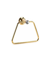 Porta Asciugamani Per Bagno A Muro Parete Salviette Dorato Supporto Arredo Bagno         