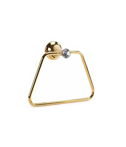 Porta Asciugamani Per Bagno A Muro Parete Salviette Dorato Supporto Arredo Bagno         