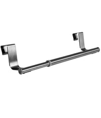 Porta Asciugamani Strofinacci Acciaio Asta 23cm Con Ganci Per Porta O Cassetto         