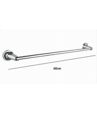 Porta Asciugamano Portasciugamani Cromato 60 Cm Maniglione A Parete Bagno 79813         