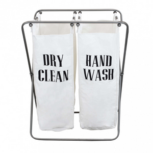 PORTA BIANCHERIA IN FERRO E STOFFA GÉRALD