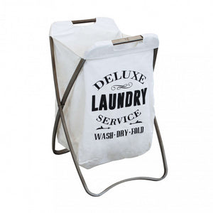 PORTA BIANCHERIA IN FERRO E STOFFA GILBERT