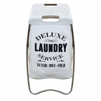 PORTA BIANCHERIA IN FERRO E STOFFA GILBERT