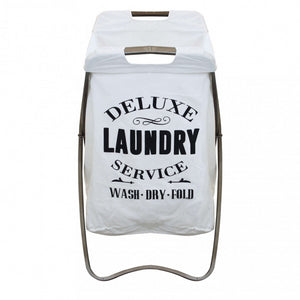 PORTA BIANCHERIA IN FERRO E STOFFA GILBERT