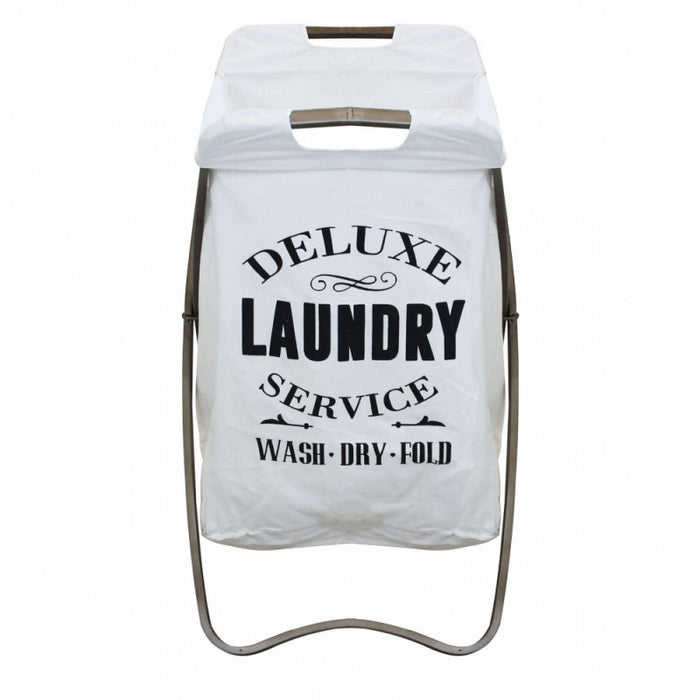 PORTA BIANCHERIA IN FERRO E STOFFA GILBERT