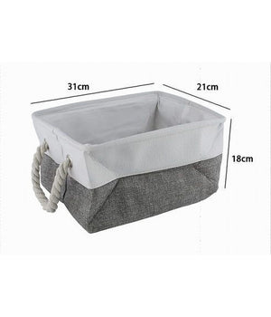 Porta Biancheria In Tessuto Con Manici Organizer Per Vestiti Sporchi Bagno 10623         