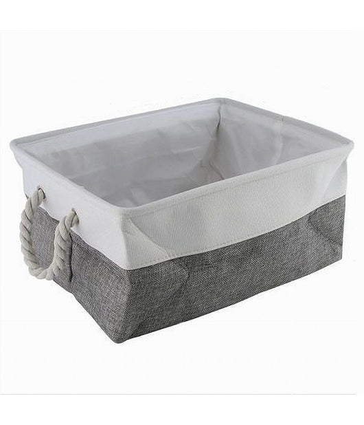 Porta Biancheria In Tessuto Organizer Con Manici Per Vestiti Sporchi Bagno 10625         