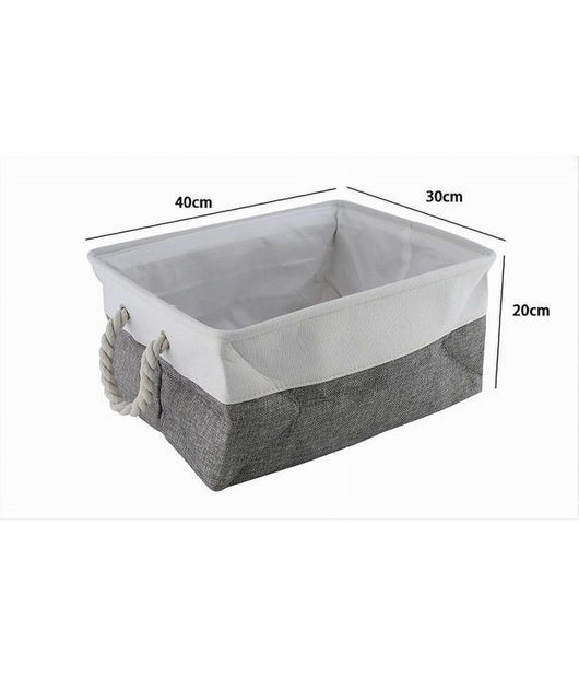 Porta Biancheria In Tessuto Organizer Con Manici Per Vestiti Sporchi Bagno 10625         