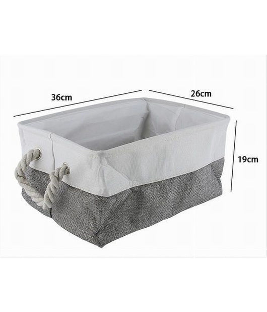 Porta Biancheria In Tessuto Organizer Per Vestiti Sporchi Bagno Con Manici 10624         