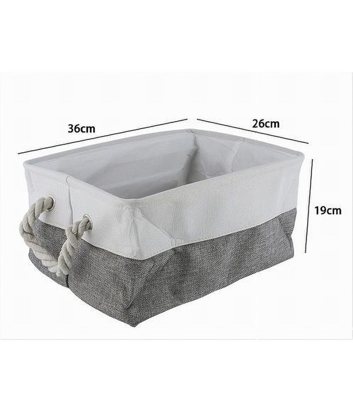 Porta Biancheria In Tessuto Organizer Per Vestiti Sporchi Bagno Con Manici 10624         