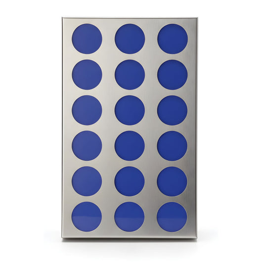 Porta capsule compatibile con Dolce Gusto – Acciaio inox e metacrilato – 18 capsule – KAPSULAS