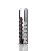 Porta Capsule de parete, Distributore di capsule compatibile con Nespresso, set di 2, acciaio inox