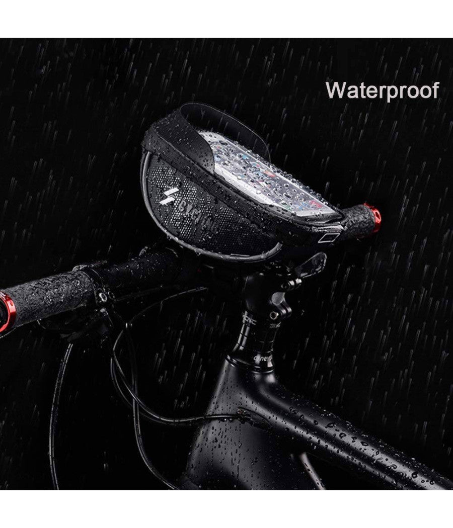 Porta Cellulare Smartphone Per Bicicletta Supporto Borsa Astuccio Impermeabile         