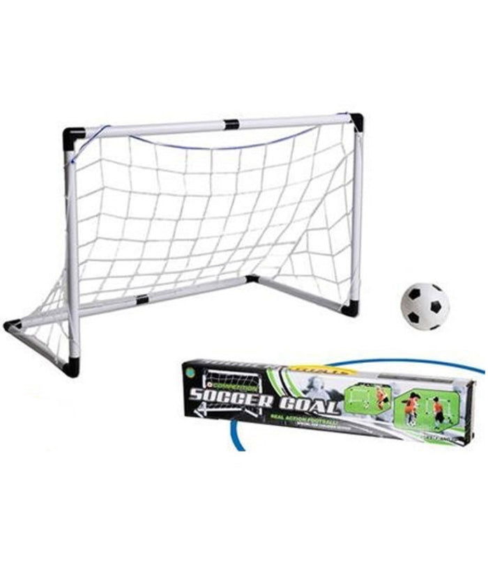 Porta Da Calcio Con Pallone Da Gioco Allenamento Rigori 128 X 66 X 52 Cm Sport         