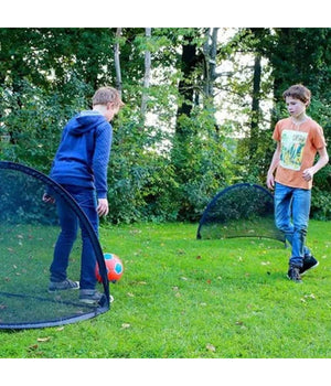 Porta Da Calcio Pop-up Con Rete Pieghevole Per Bambini 180x100x100 Cm Giardino         