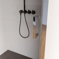 Porta doccia 2 ante scorrevoli cromata anticalcare h195 6mm agata, misura 142