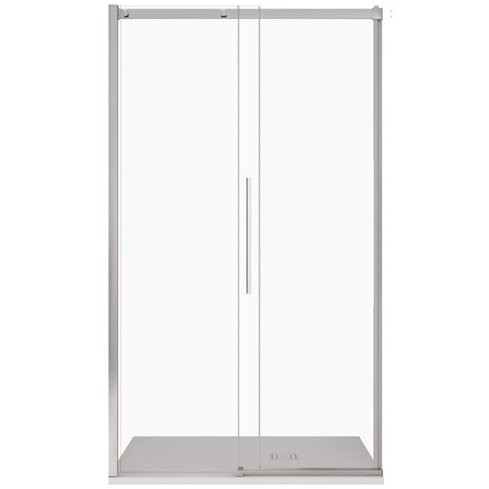 Porta doccia anta scorrevole 8mm h200 trasparente target, misura 160