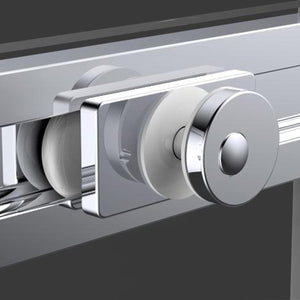 Porta doccia anta scorrevole 8mm h200 trasparente target, misura 160