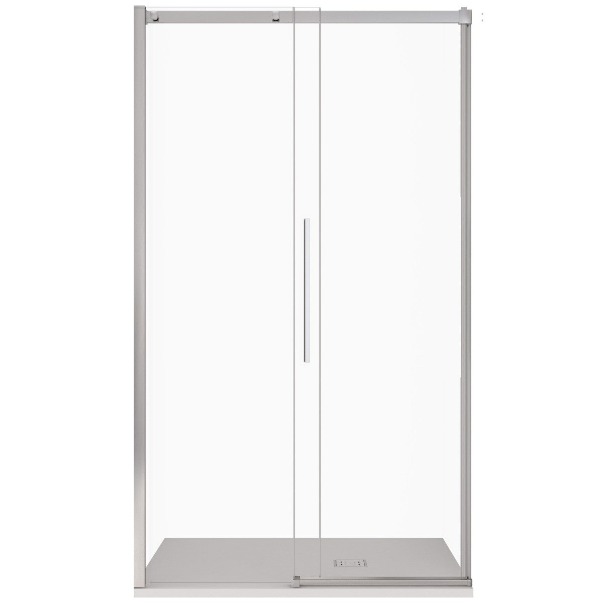 Porta doccia anta scorrevole 8mm h200 trasparente target, misura 140