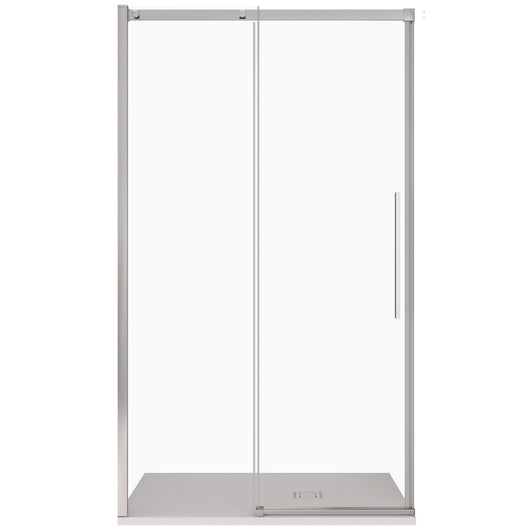 Porta doccia anta scorrevole 8mm h200 trasparente target, misura 140