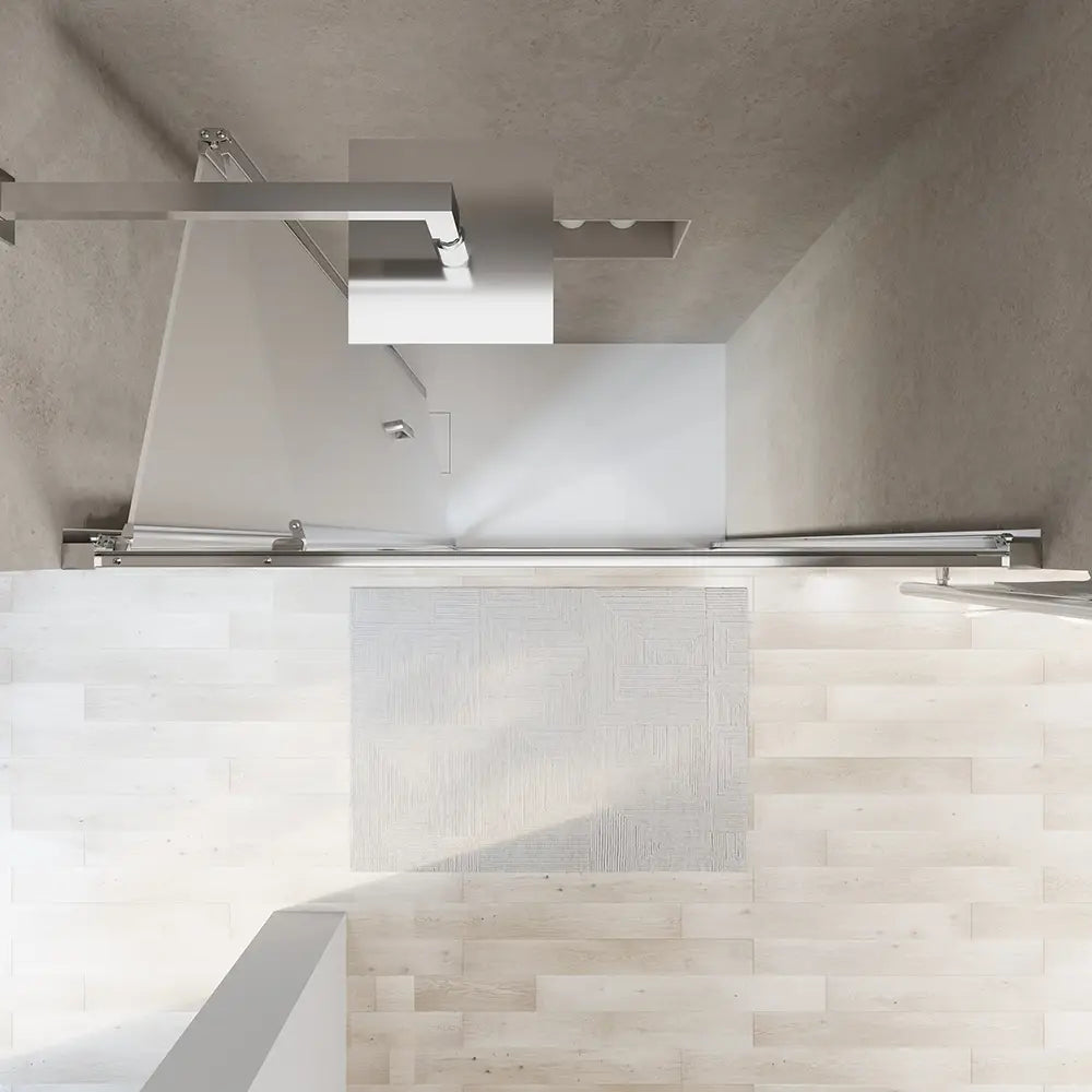 Porta doccia 75 cm apertura a libro vetro opaco | Capri