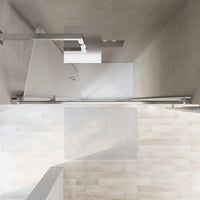 Porta doccia 75 cm apertura a libro vetro opaco | Capri