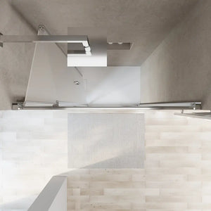 Porta doccia 75 cm apertura a libro vetro opaco | Capri