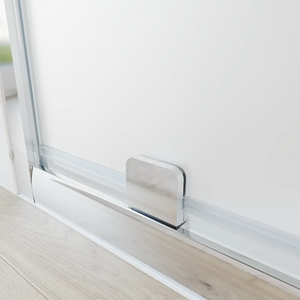 Porta doccia 75 cm apertura a battente vetro opaco | Apulia