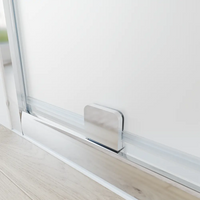 Porta doccia 70 cm apertura a battente vetro opaco | Apulia