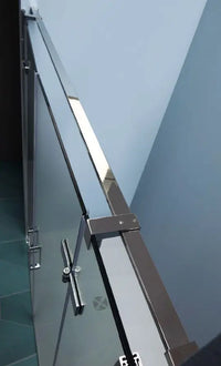 Box Doccia Battente Anticalcare 8mm Infinity - 79x98