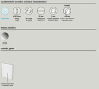 Box Doccia Battente Anticalcare 8mm Infinity - 79x128