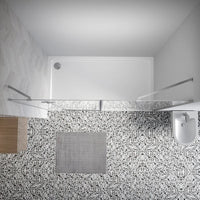 Porta doccia 160cm profili cromati apertura battente a sinistra con cerniere 70cm con parete fissa da 90cm vetro 8mm trasparente h195 | Fiji