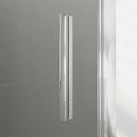 Porta doccia 100cm con apertura a battente profili slim cromati vetro 6mm trasparente h190 | Portofino