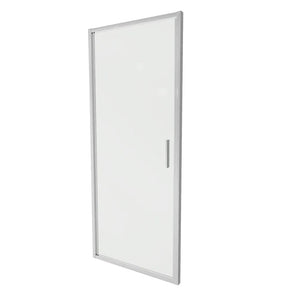 Porta doccia 90cm con apertura a battente profili slim cromati vetro 6mm trasparente h190 | Portofino