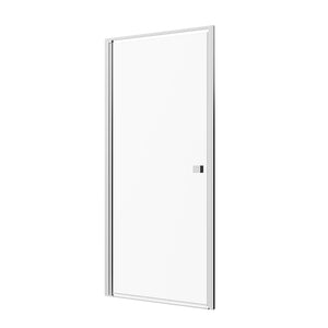 Porta doccia 70cm apertura a battente con profili cromati e vetro da 8mm trasparente h195 | Bahamas