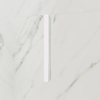 Porta doccia 70cm con apertura a libro profili slim cromati vetro 6mm trasparente h190 | Portofino