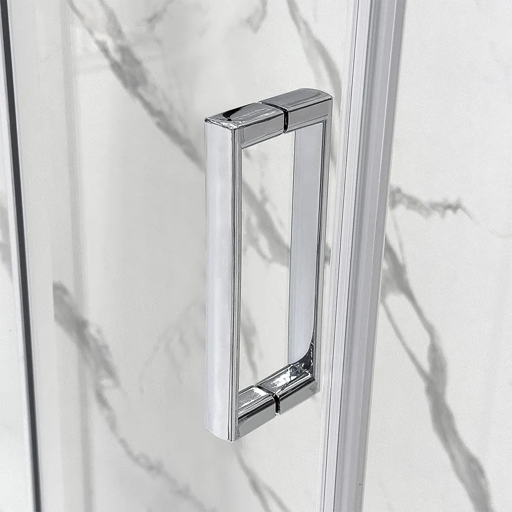 Porta doccia nicchia 110 cm scorrevole trasparente con profilo cromo  Tay