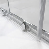 Porta doccia nicchia 110 cm scorrevole trasparente con profilo cromo  Tay