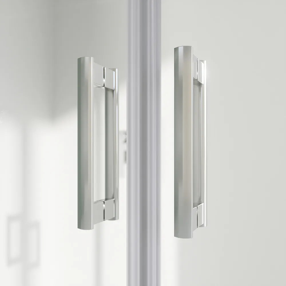 Porta doccia 190 cm due ante scorrevoli vetro 6mm trasparente | Sardinia