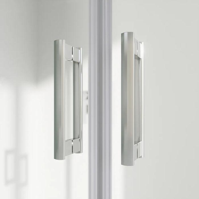 Porta doccia 190 cm due ante scorrevoli vetro 6mm trasparente | Sardinia