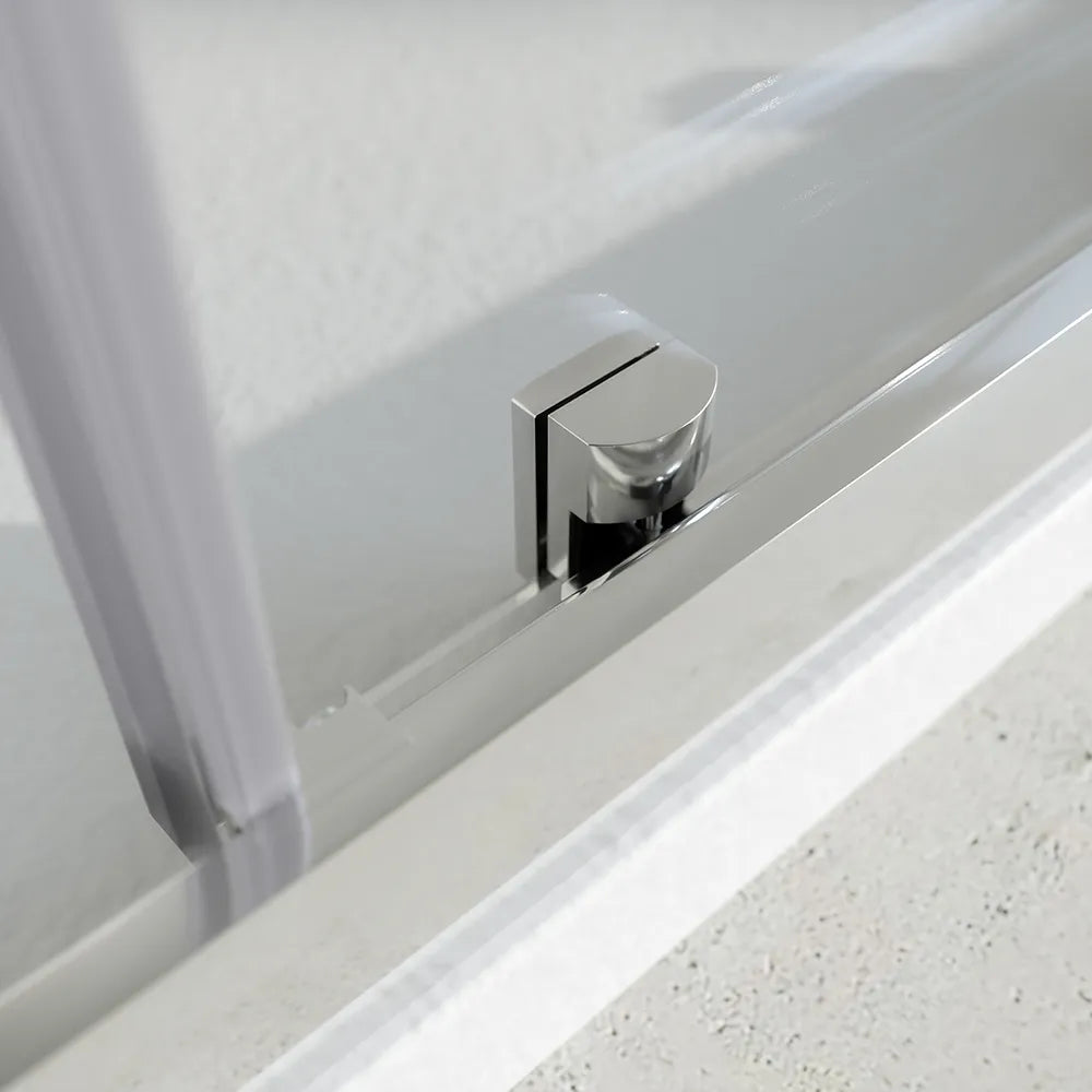 Porta doccia 160 cm due ante scorrevoli vetro 6mm trasparente | Sardinia