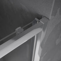 Nicchia doccia 100 cm reversibile scorrevole vetro 6 mm trasparente h 198 | Tahiti