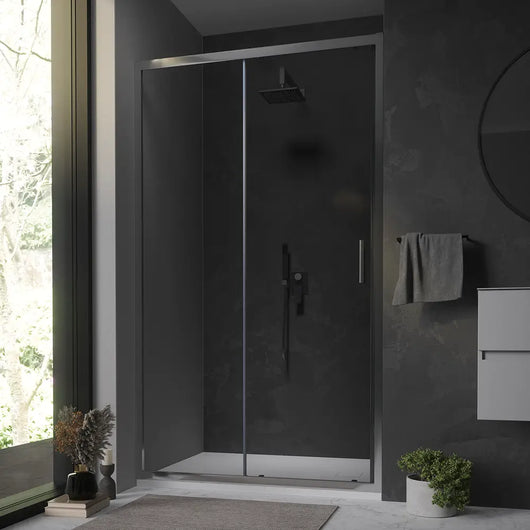 Nicchia doccia 150 cm reversibile scorrevole vetro 6 mm opaco h 198 | Tahiti